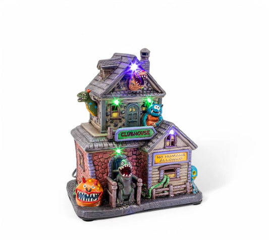 Monster Clubhouse Halloween Village