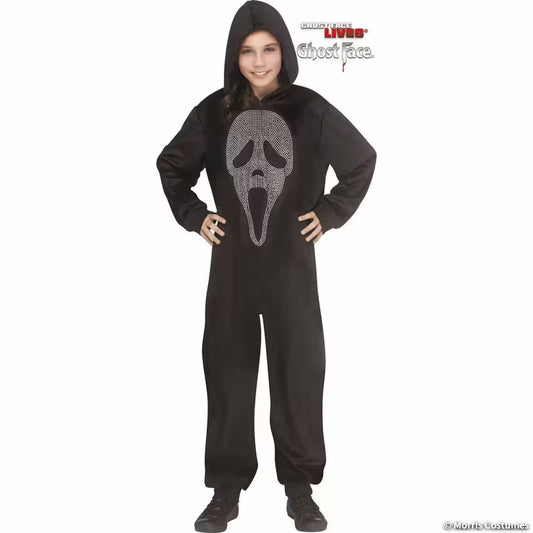 E-Z BLING GHOST FACE CHILD 12-14