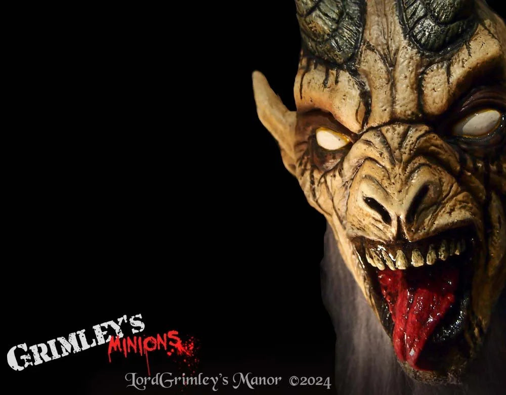 Krampus Night - White Variant - Half Mask