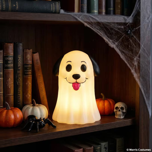8.25" Mini Light Up Ghost Dog
