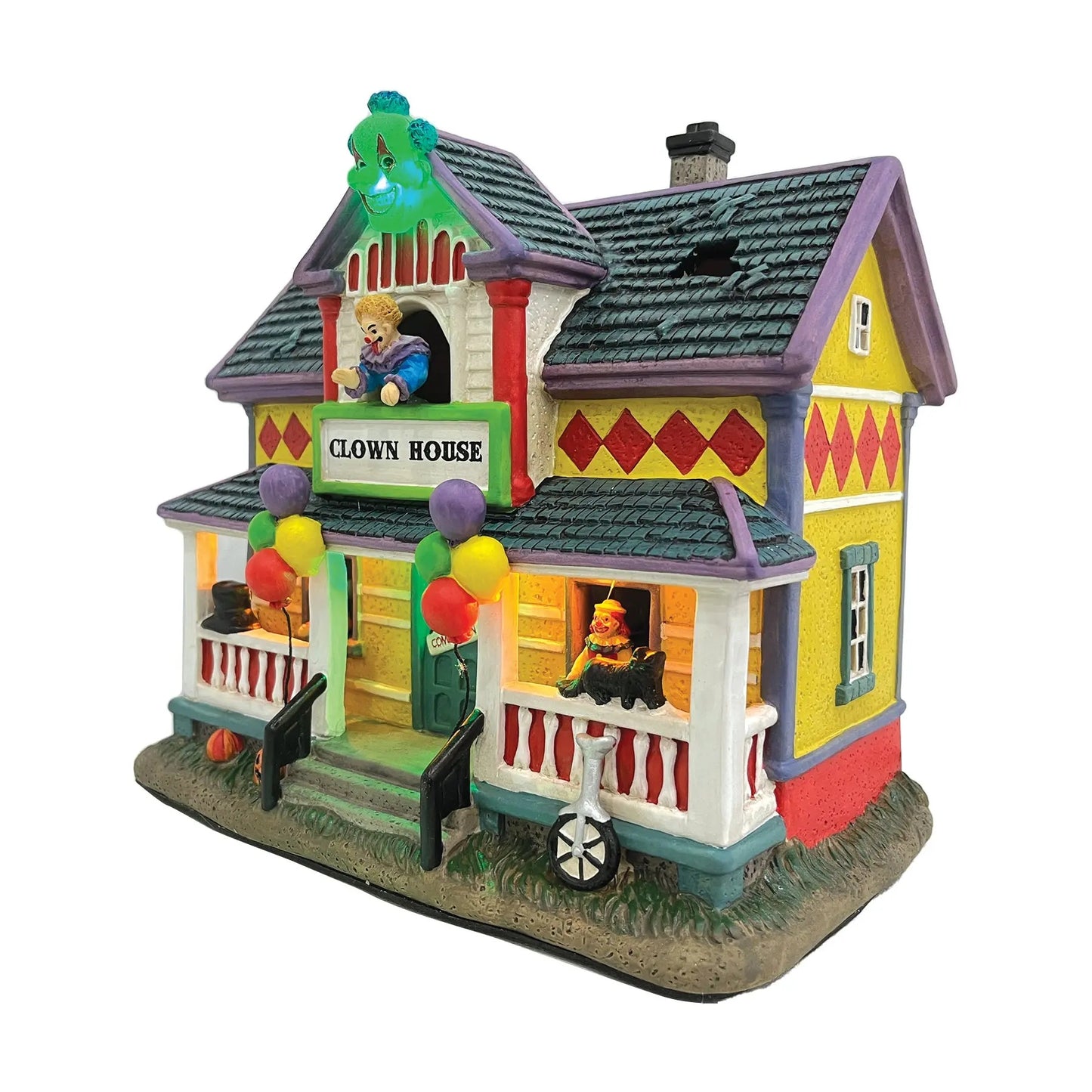 LED Clown Porcelain House