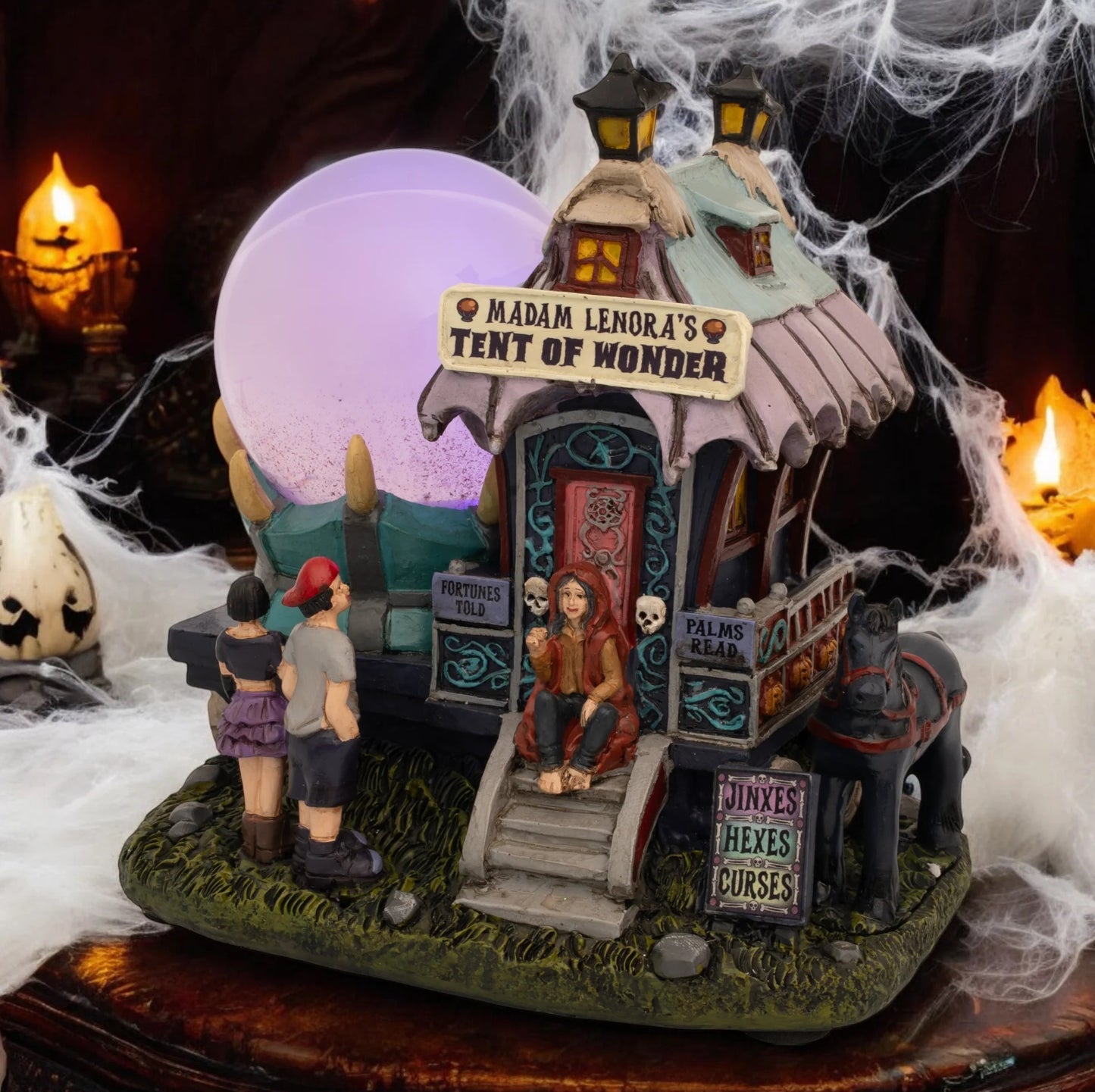 Madam Lenora's Tent of Wonder Halloween Village
