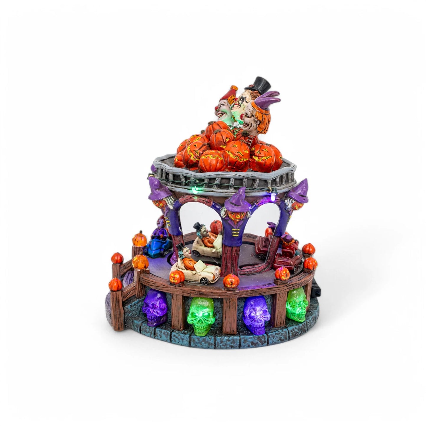 Clown Car Corral Halloween Village
