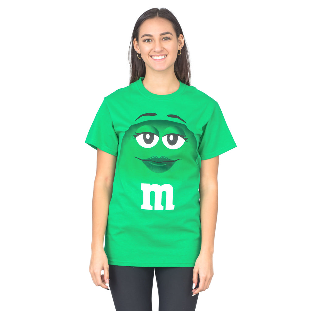 M&M's Candy Silly Character Face Adult Unisex 1980s T-Shirt