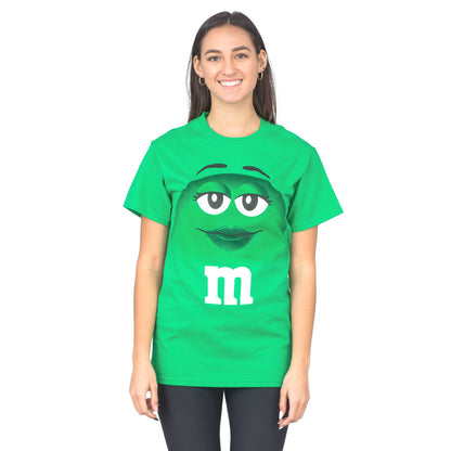 M&M's Candy Silly Character Face Adult Unisex 1980s T-Shirt