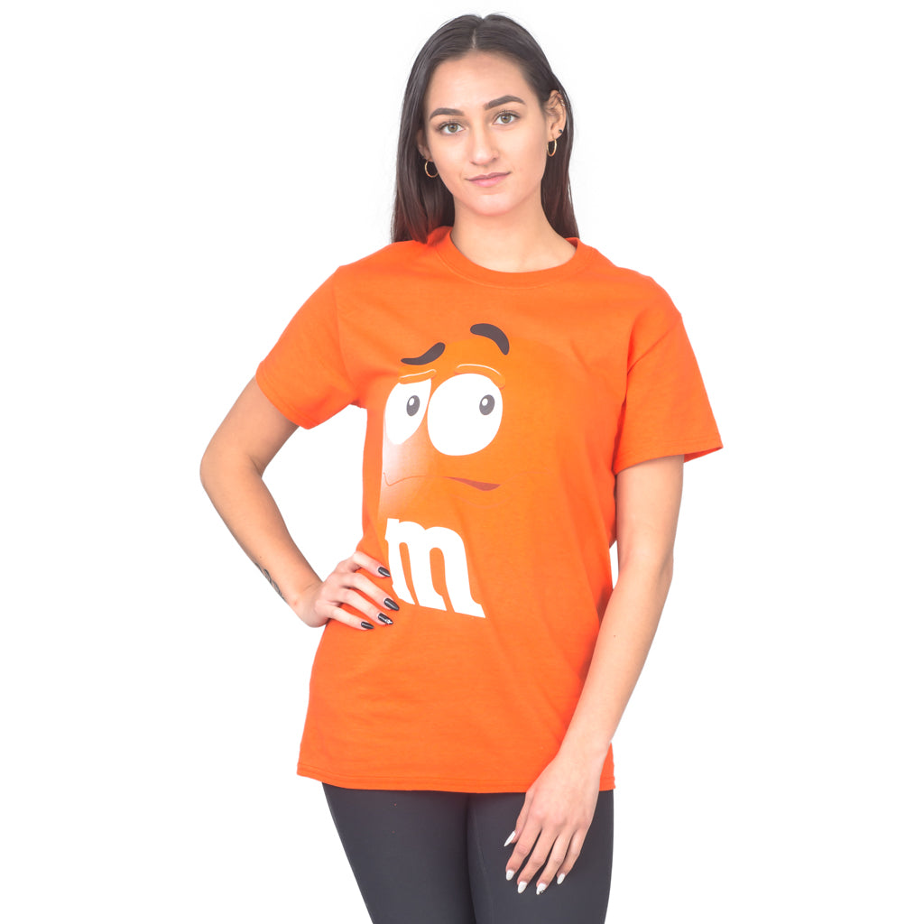 M&M's Candy Silly Character Face Adult Unisex 1980s T-Shirt