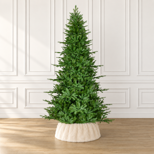 6.5' TREE, 747 TIPS, METAL STAND, 44" DIA