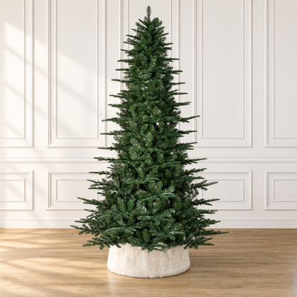 9' TREE, 2313 TIPS, METAL STAND, 62" DIA