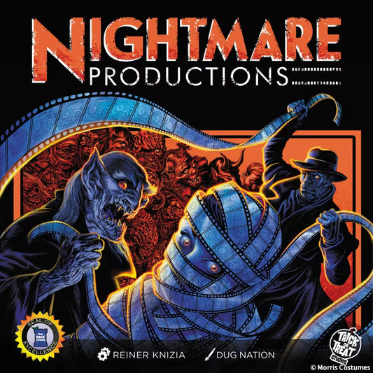 Reiner Knizia Nightmare Productions Board Game for 2-5 Players