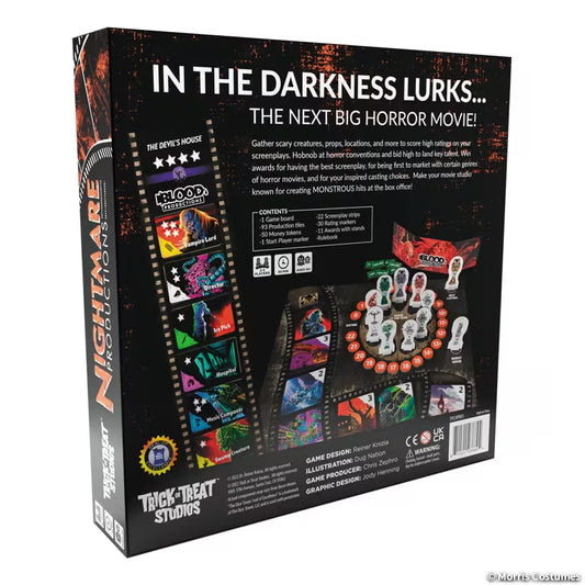 Reiner Knizia Nightmare Productions Board Game for 2-5 Players