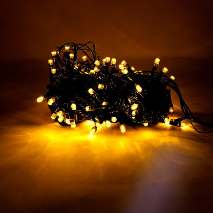 100 LED Black Cable Multifunction Plug in - 32' long