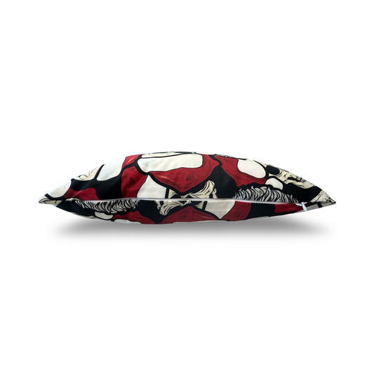 Santa Skeleton 18" Throw Pillow