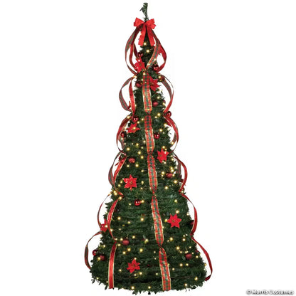 7.5FT SimpliciTree™ Christmas Tree Decoration with White LED Lights