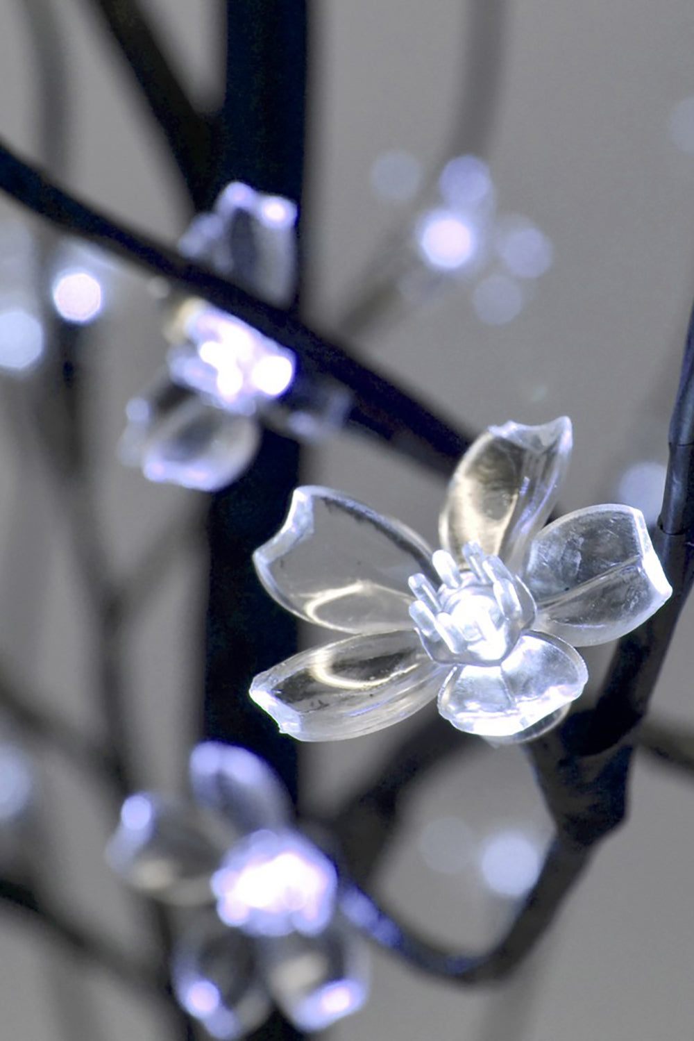 7' Lighted Cherry Blossom Tree