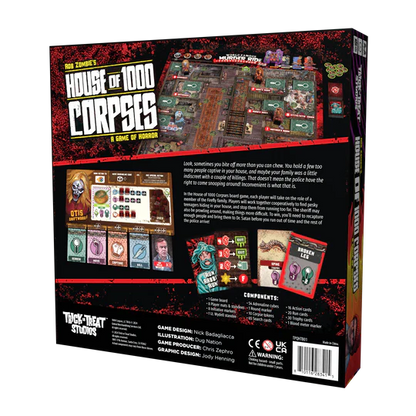 Rob Zombie’s House of 1000 Corpses Horror Board Game for 1-4 Players