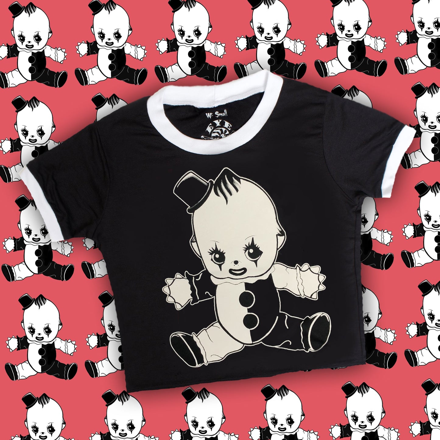 Art The Clown Kewpie Ringer Tee