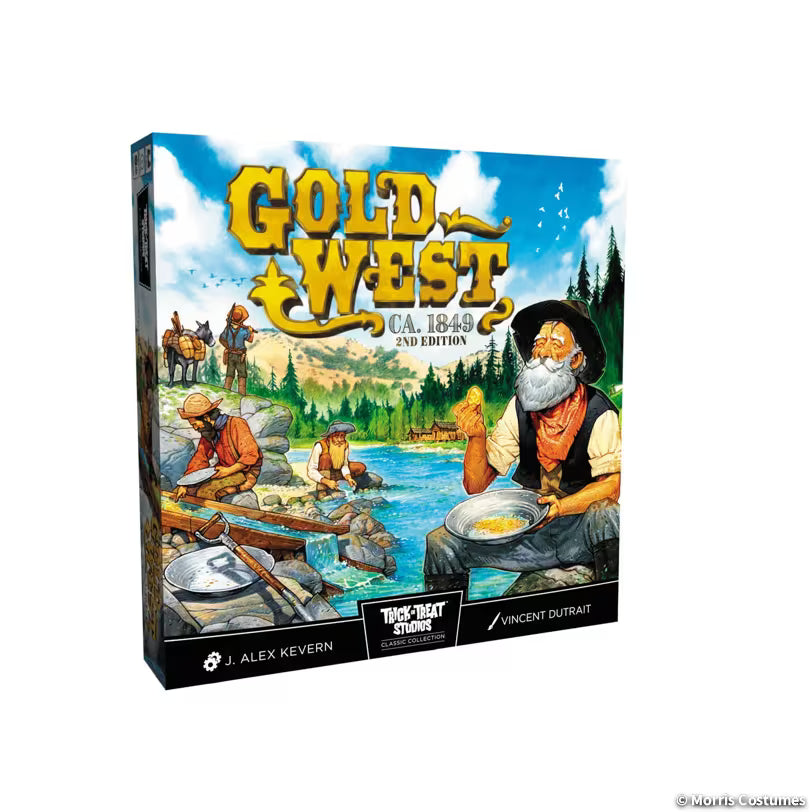Trick or Treat Studios Gold West Wild West-Themed Board Game for 2 to 4 Players