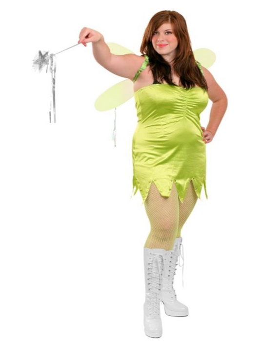 Plus Size Sexy Tinkerbell Fairy Costume Size: Women's Large 8-10