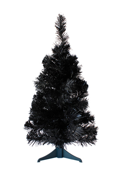 2' Black Tabletop Tree with Stand