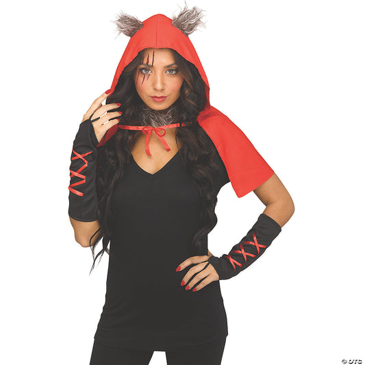 EDGY RED HOOD INSTANT KIT - ADULT