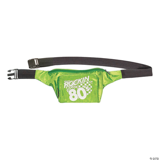 GREEN 80'S FANNY PACK - ADULT
