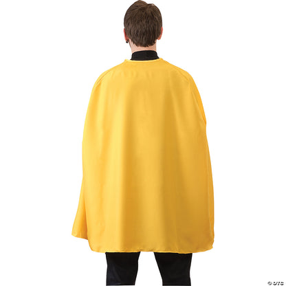 ADULT YELLOW SUPERHERO CAPE