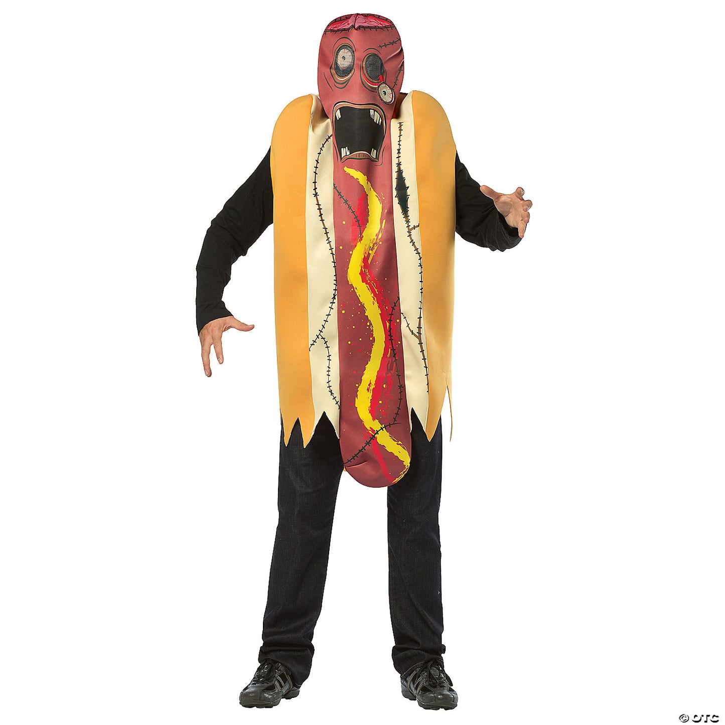 ADULT ZOMBIE HOT DOG COSTUME