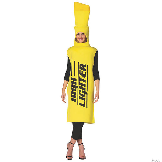 HIGHLIGHTER AD COSTUME-YELLOW