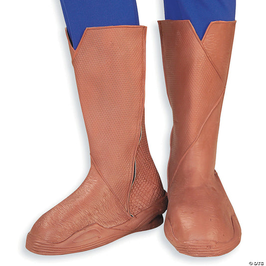 SUPERMAN ADULT DLX BOOT TOPS