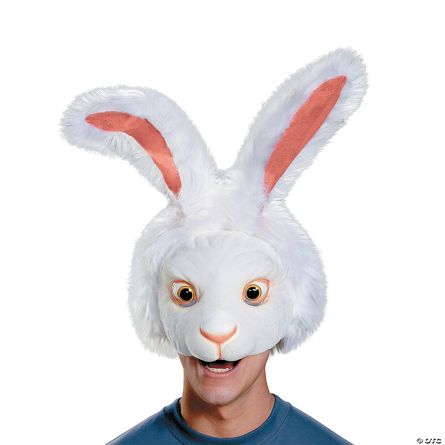 WHITE RABBIT HEADPIECE ADULT