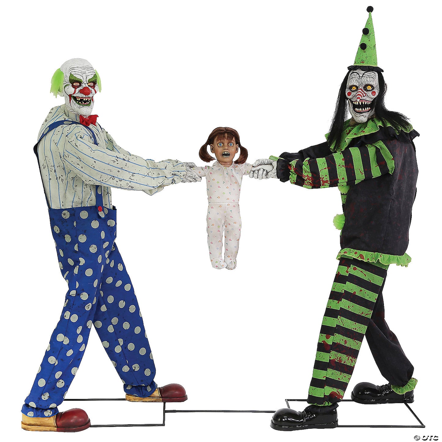 ANIMATED TUG OF WAR CLOWNS