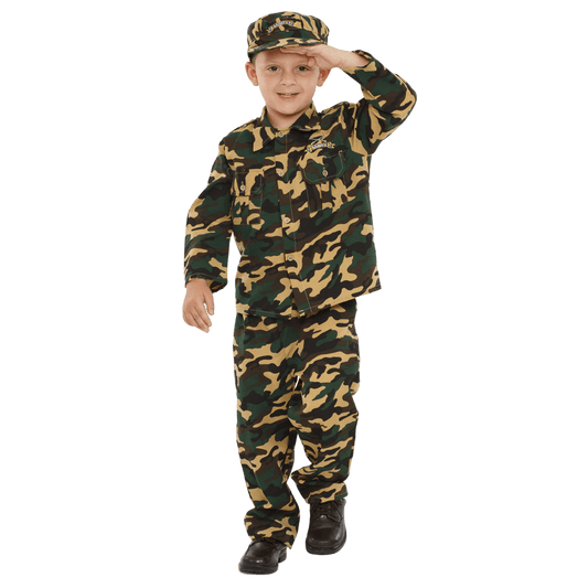 Army Dress Up Costume - Kids