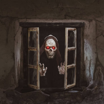 Fun Little Toys - Halloween Window decorations with Sound Outdoor