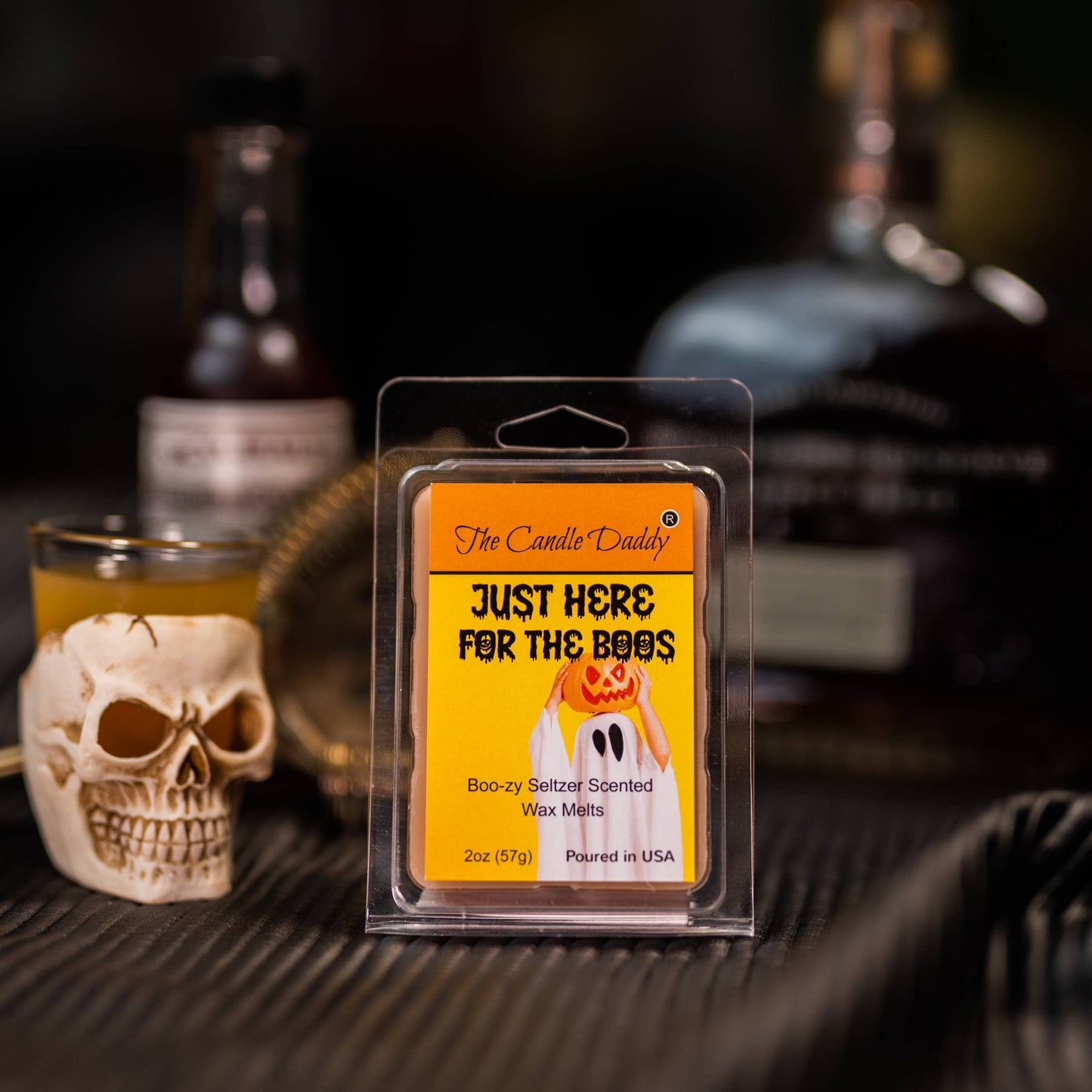 The Candle Daddy - JUST HERE FOR THE BOOS - BOO-ZY SELTZER SCENTED WAX MELT