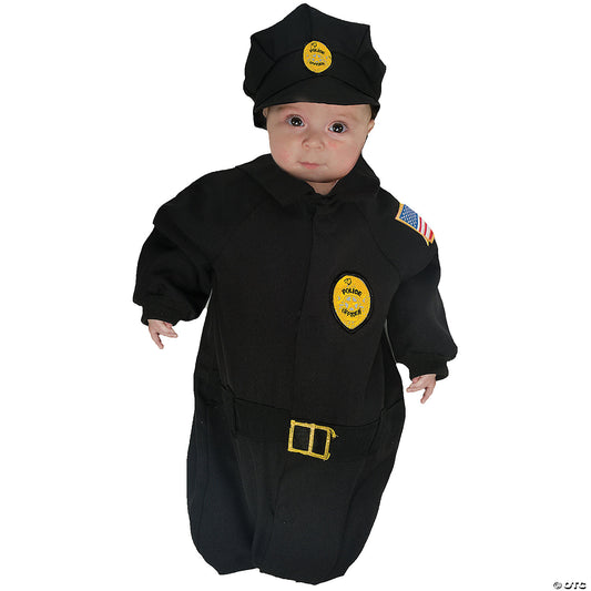 INFANT POLICE BUNTING COSTUME