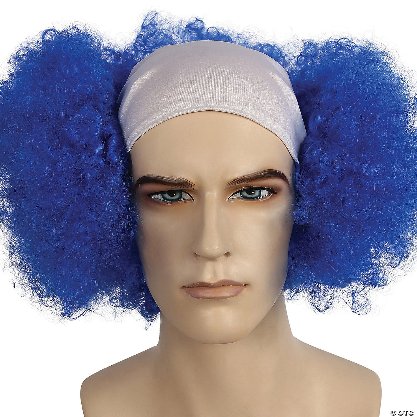 BALD CURLY CLOWN WIG-LAVENDER