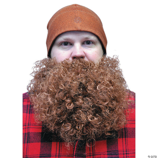 BEARD BIG AND CURLY BROWN