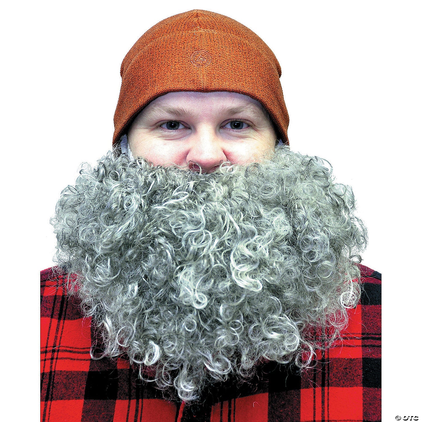 BEARD BIG AND CURLY GRAY
