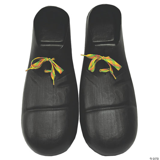 CLOWN SHOE PLASTIC BLACK
