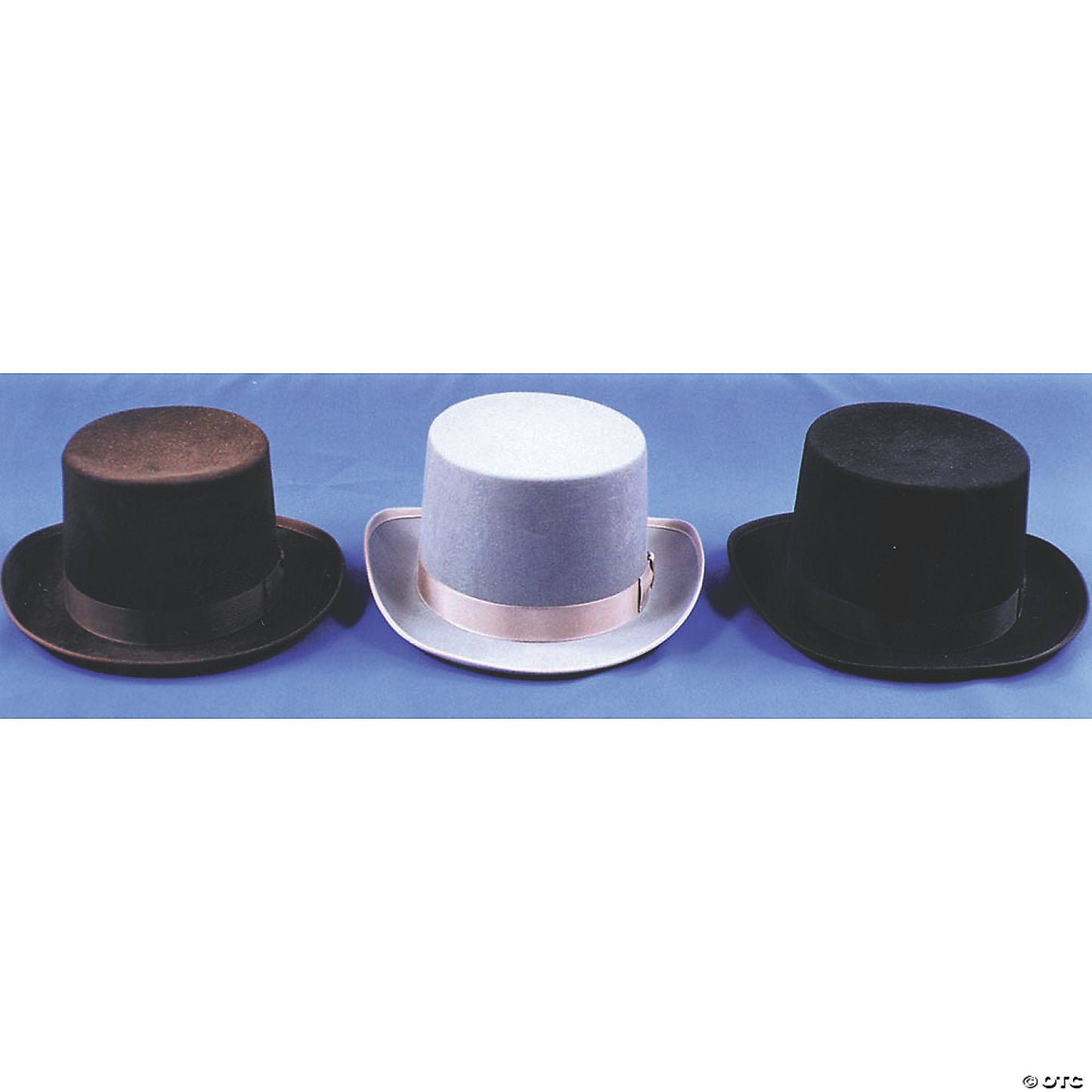 TOP HAT FELT QUAL BLACK LRG