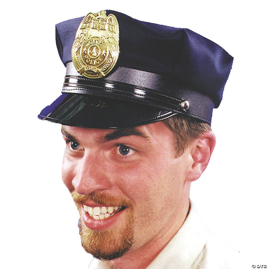 POLICE HAT BLACK 1 SIZE