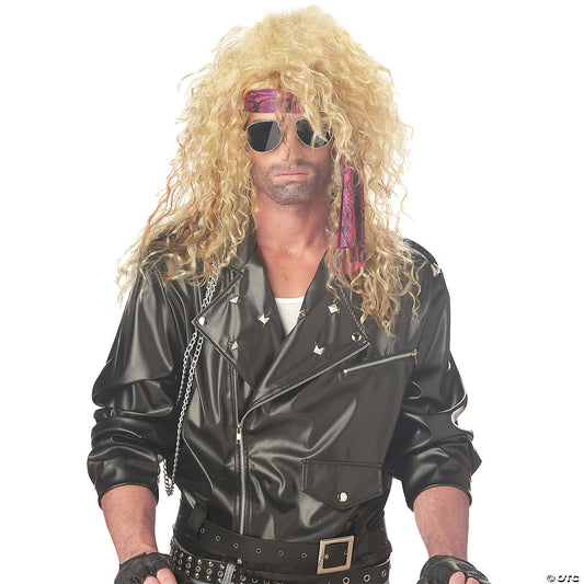 HEAVY METAL ROCKER BLONDE WIG