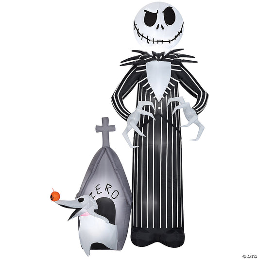 GIANT JACK SKELLINGTON AND ZERO AIRBLOWN