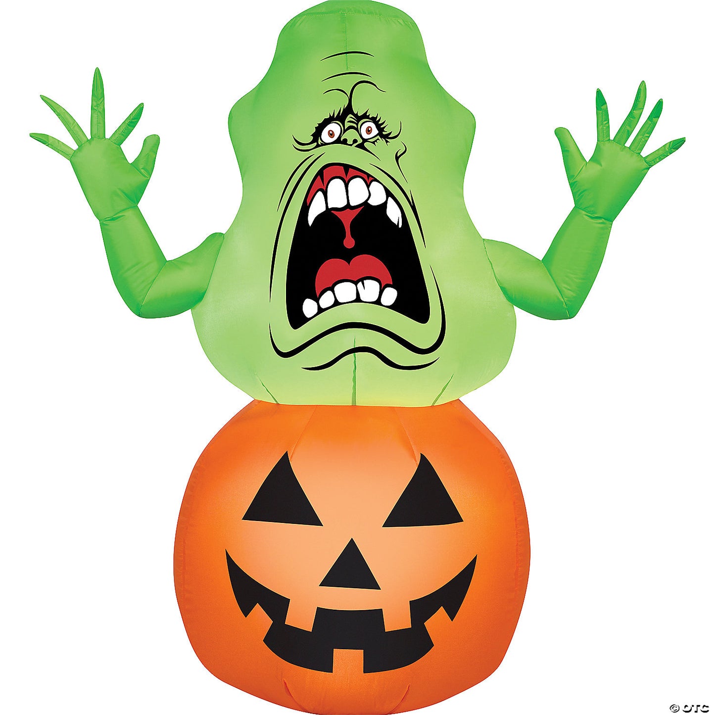 SLIMER ON PUMPKIN AIRBLOWN