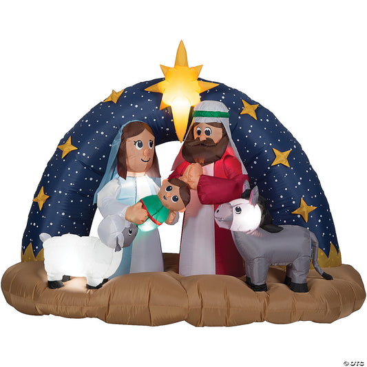 AIRBLOWN STARRY NIGHT NATIVITY