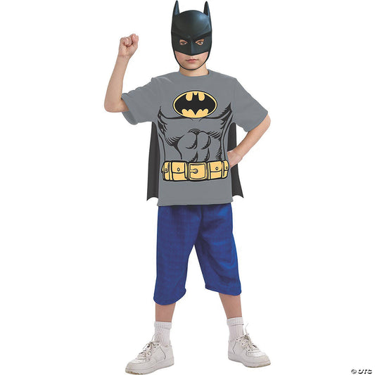 BATMAN CHILD SHIRT MASK CAPE M