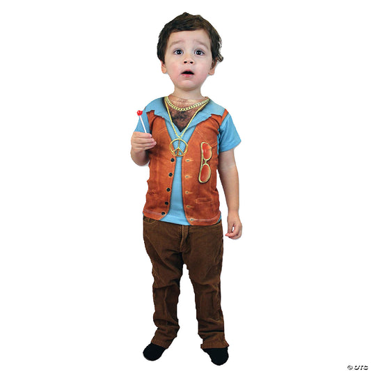 BOY'S HAIRY CHEST HIPPIE CHILD-LG