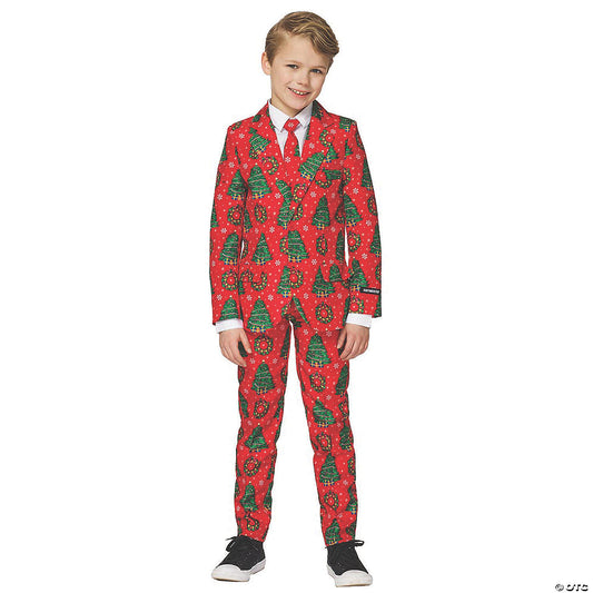 CHRISTMAS RED SUIT CH LG 12-14