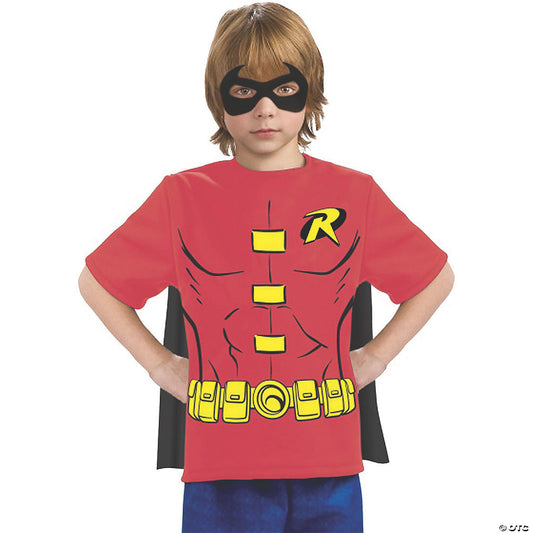 ROBIN CHILD SHIRT MASK CAPE SM