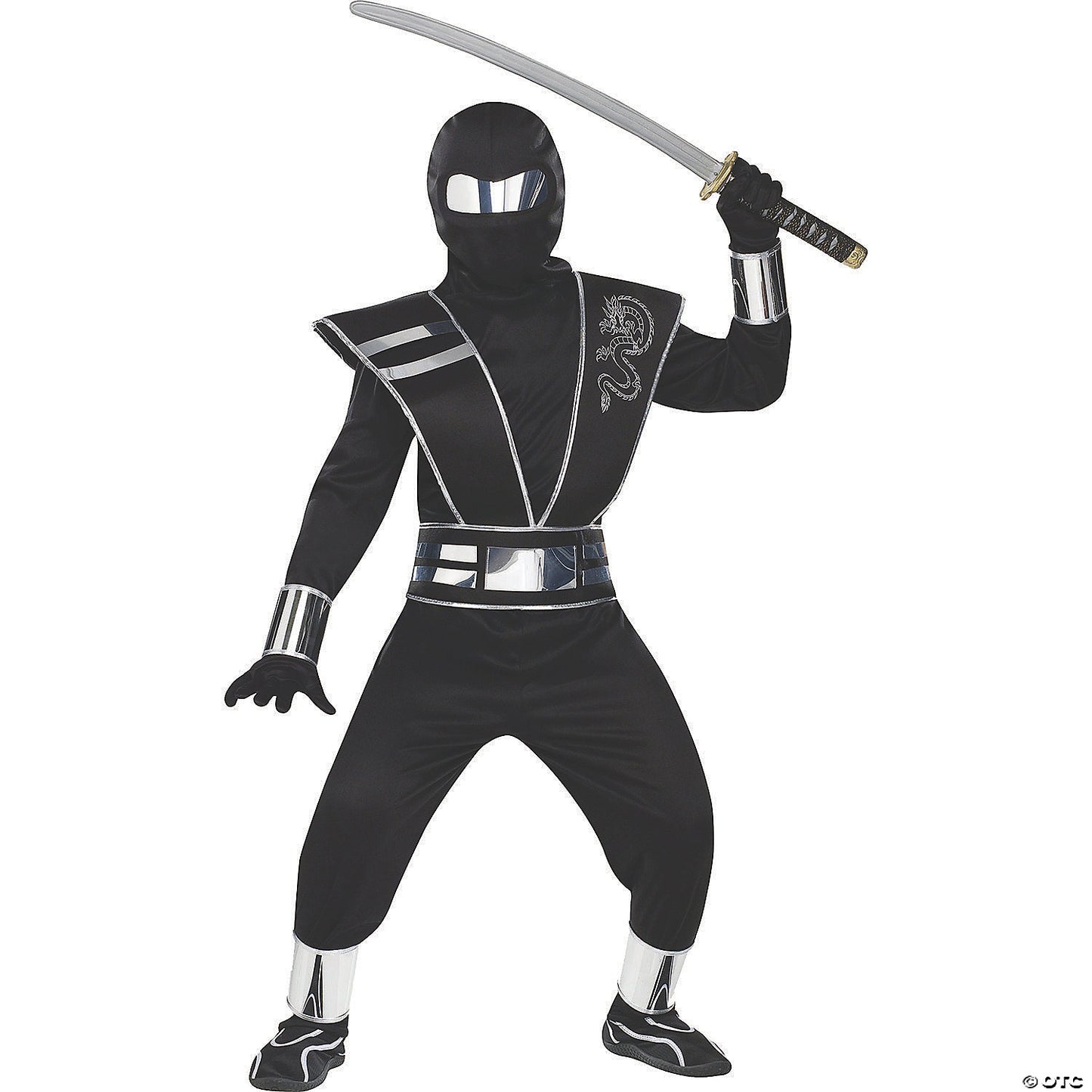 SILVER MIRROR NINJA CHLD SM 4-